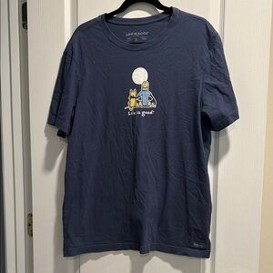 Life is Good Men's Navy T-Shirt